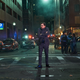Leonardo DiCaprio stands in the middle of a street in a scene from "Don't Look Up."